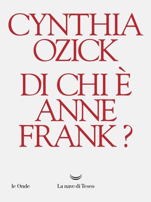 cover image of Di chi è Anne Frank?